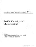 Cover of Traffic capacity and characteristics