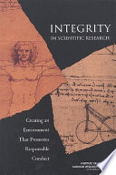 Cover of Integrity in Scientific Research