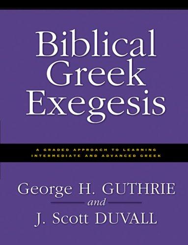 Cover of Biblical Greek exegesis