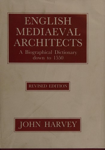 Cover of English Mediaeval Architects