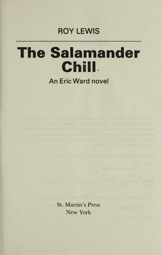 Cover of The salamander chill