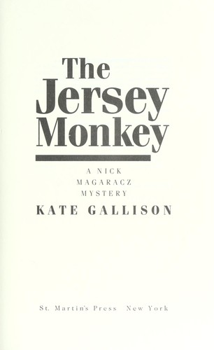 Cover of The Jersey monkey