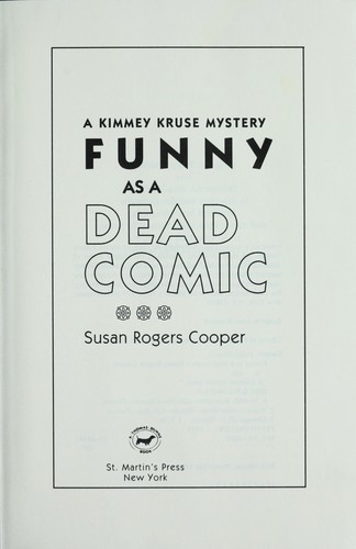 Cover of Funny as a dead comic