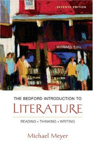 Cover of The Bedford Introduction to Literature