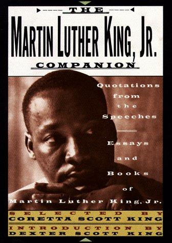 Cover of The Martin Luther King, Jr., companion