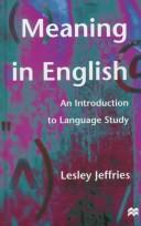 Cover of Meaning in English
