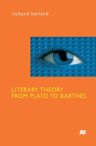Cover of Literary Theory From Plato To Barthes: An Introductory History
