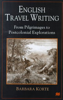 Cover of English Travel Writing From Pilgrimages To Postcolonial Explorations