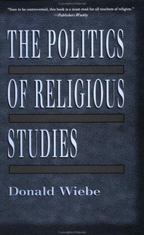 Cover of The politics of religious studies