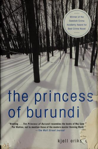 Cover of The princess of Burundi