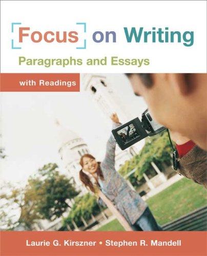 Cover of Focus on writing