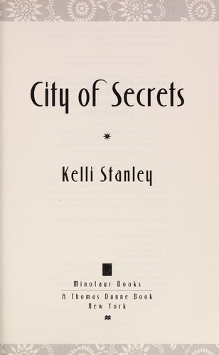 Cover of City of secrets