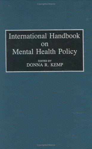 Cover of International handbook on mental health policy
