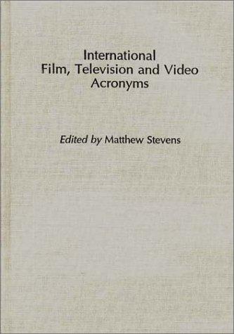 Cover of International film, television, and video acronyms