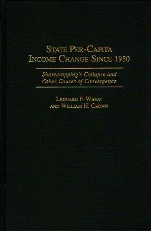 Cover of State per-capita income change since 1950