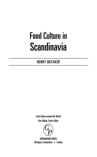 Cover of Food culture in Scandinavia