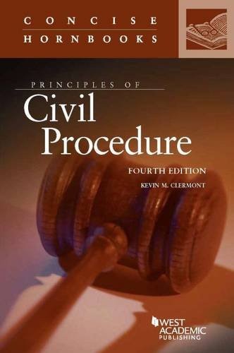 Cover of Principles of Civil Procedure