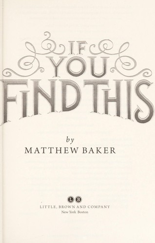 Cover of If You Find This
