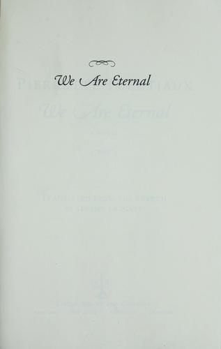 Cover of We are eternal