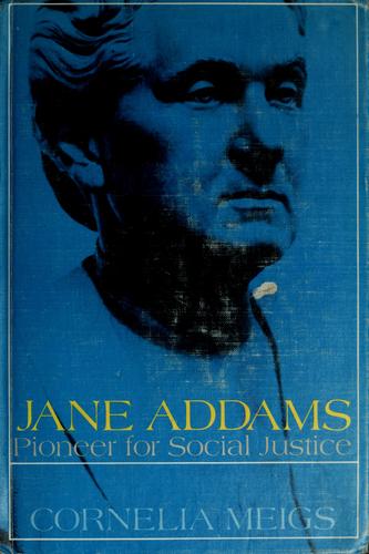 Cover of Jane Addams, pioneer for social justice