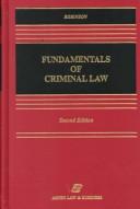 Cover of Fundamentals of criminal law