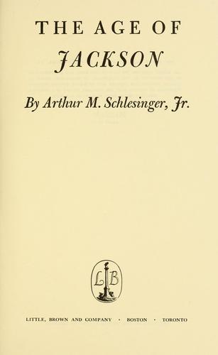 Cover of The age of Jackson