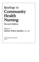 Cover of Readings in community health nursing