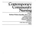 Cover of Contemporary community nursing