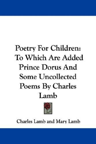 Cover of Poetry For Children