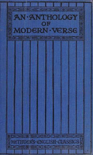Cover of An anthology of modern verse,