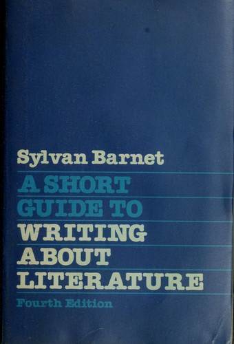 Cover of A short guide to writing about literature