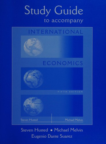 Cover of Study guide to accompany International economics, 5th edition
