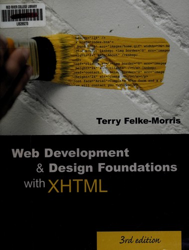 Cover of Web development and design foundations with XHTML