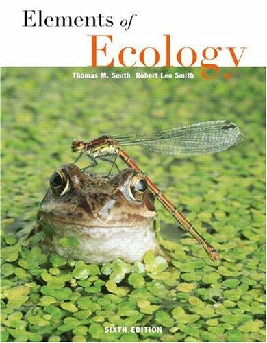 Cover of Elements of ecology