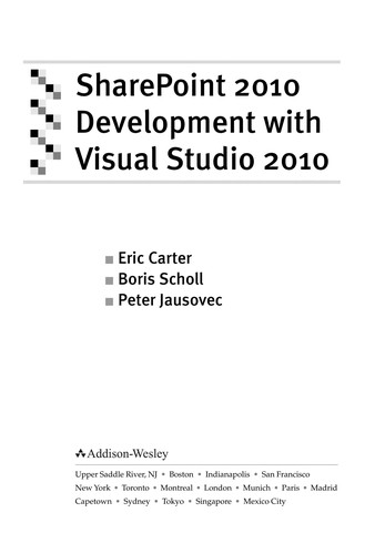 Cover of SharePoint 2010 development with Visual Studio 2010