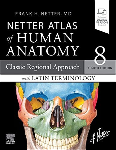 Cover of Netter Atlas of Human Anatomy : a Regional Approach with Latin Terminology
