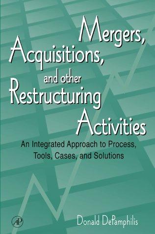 Cover of Mergers, Acquisitions, and Other Restructuring Activities
