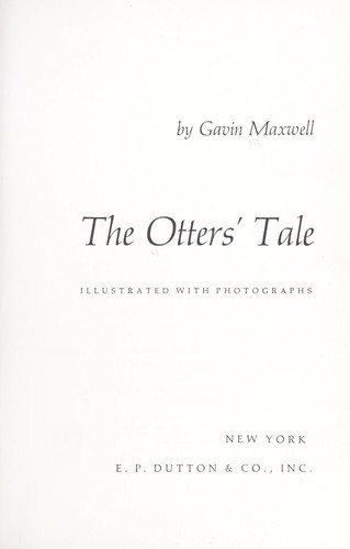 Cover of The otters' tale