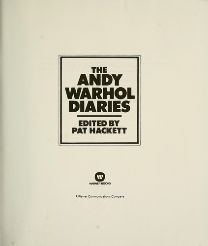 Cover of The Andy Warhol Diaries