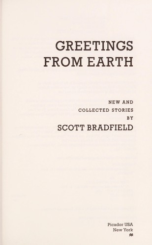 Cover of Greetings from earth