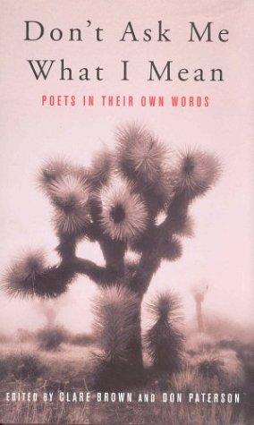 Cover of Don't Ask Me What I Mean