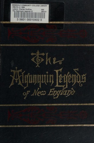 Cover of The Algonquin Legends of New England