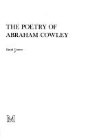 Cover of The poetry of Abraham Cowley