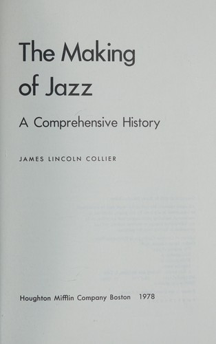 Cover of The making of jazz
