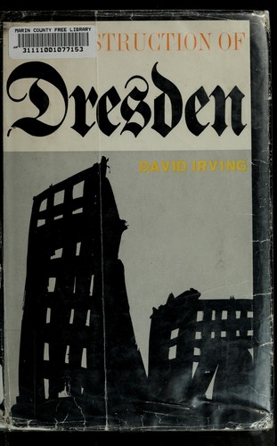 Cover of The destruction of Dresden