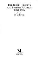 Cover of The Irish question and British politics, 1868-1986