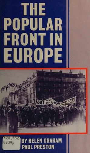 Cover of The Popular front in Europe