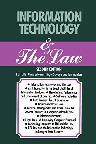 Cover of Information technology & the law