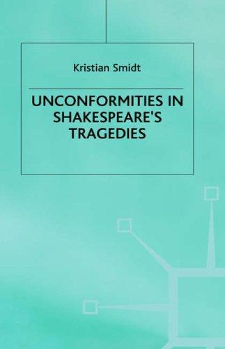 Cover of Unconformities in Shakespeare's tragedies