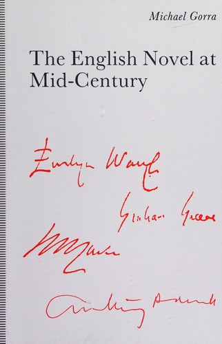 Cover of The English novel at mid-century
